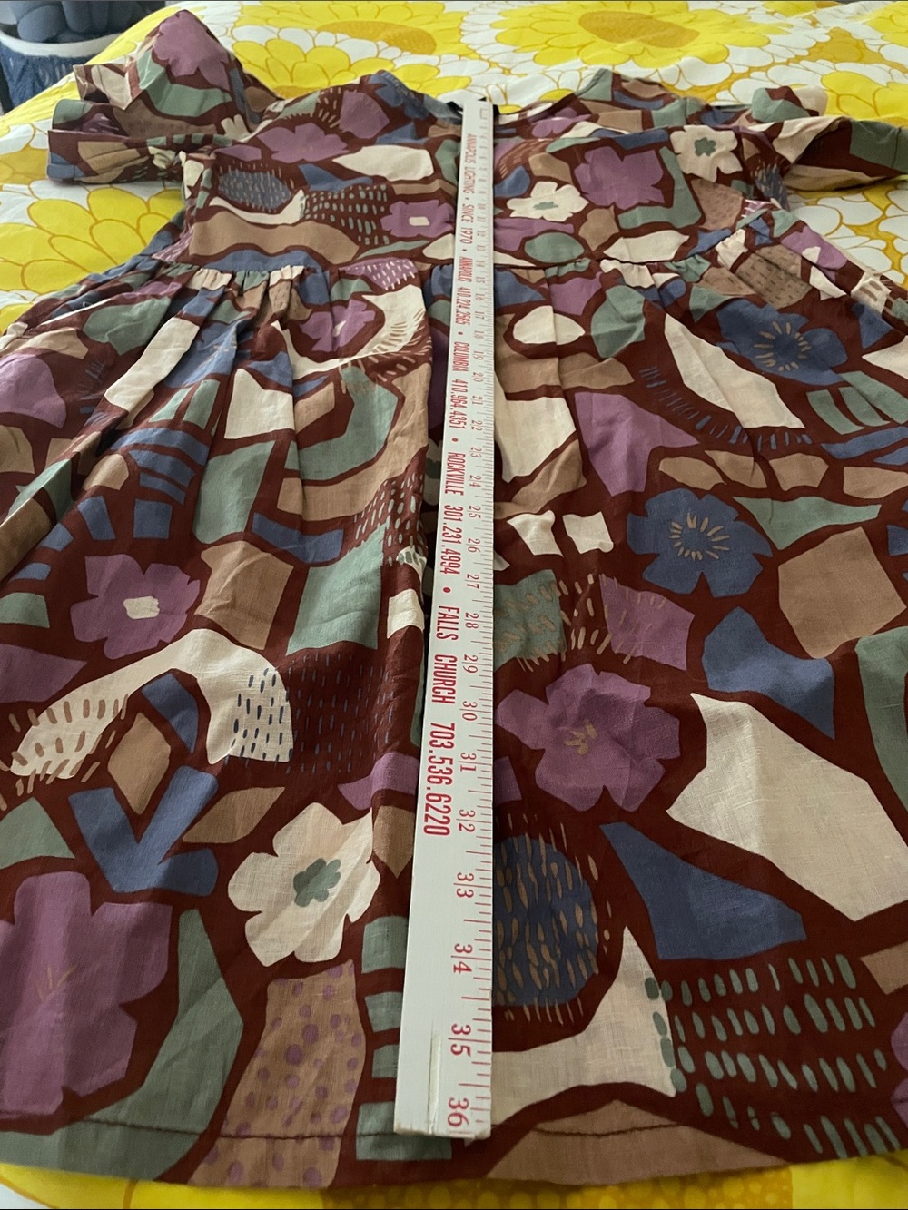 BNWOT Princess Highway Geometric Print Smock Dress - Picture 9 of 9